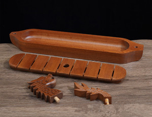 Gran dragón de madera <span class=keywords><strong>sushi</strong></span> barco madera <span class=keywords><strong>Sushi</strong></span> servir bandeja barco plato para restaurante o hogar - Product Image 4