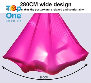 TopOne Colorido Antigravedad Techo Colgando Columpio Nylon Sedas Equipo Conjunto Hamaca de yoga aérea - Product Image 2