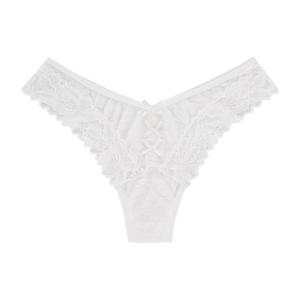 Braguitas Transparentes de Encaje de Nailon Estilo Francés para Mujer, Bikini Sexy, Tallas Grandes, Cintura Baja - Product Image 5