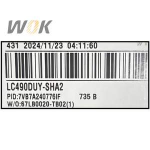 Display <span class=keywords><strong>LG</strong></span> LC490DUY-SHA2 <span class=keywords><strong>FHD</strong></span> 49 Pollici, Schermo LCD LED TFT, Pannello Open Cell, Parti di Ricambio per Riparazione TV Smart - Product Image 4