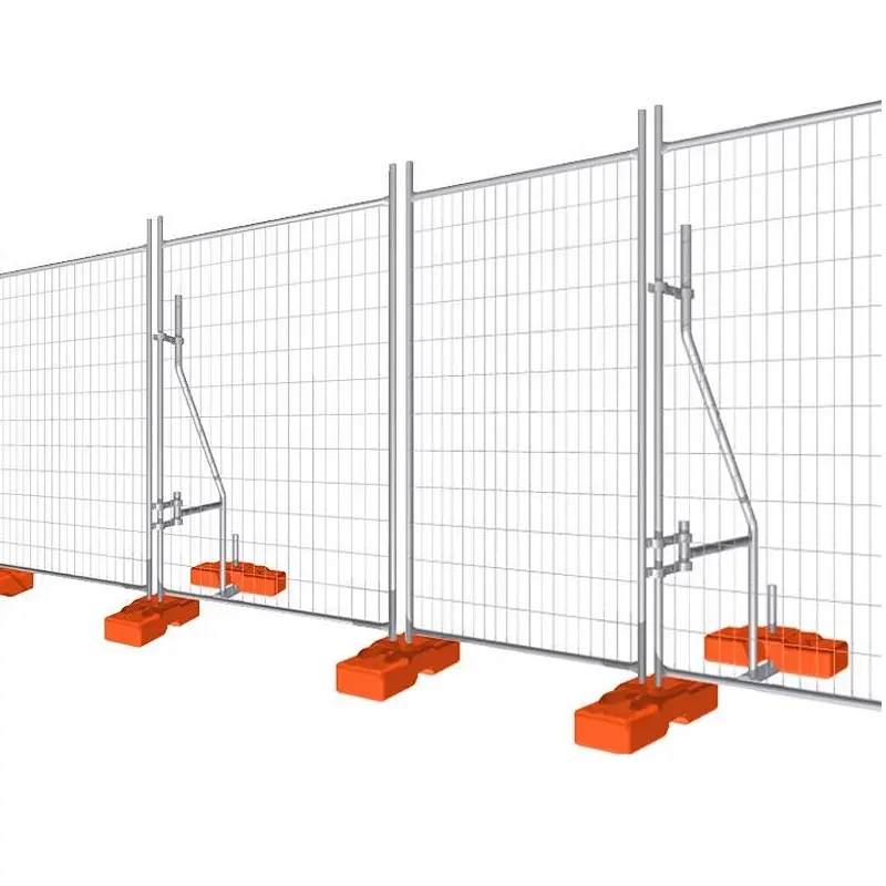 Temporäre Fußgänger konstruktion Crowd Control Verkehrs sicherheit Barrikade Barrier Fence Stand