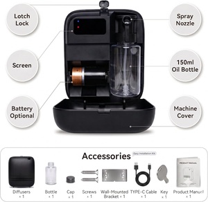 Compact Hvac Scent <b>Diffuser</b> System App Control Waterless Essential <b>Oil</b> <b>Diffuser</b> Machine Wall Mounted Hotel air <b>Diffuser</b> - Product Image 2