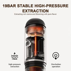 Calefacción 2 en 1 portátil Brew <span class=keywords><strong>Barista</strong></span> Cápsula de café automática goteo viaje Espresso máquina <span class=keywords><strong>cafetera</strong></span> eléctrica - Product Image 4