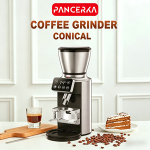 PANCERKA Molinillo <span class=keywords><strong>de</strong></span> Café Eléctrico Inteligente Pequeño Automático con Muelas Cónicas para Espresso Italiano 110V/220V <span class=keywords><strong>Comprar</strong></span> para el Hogar - Product Image 3