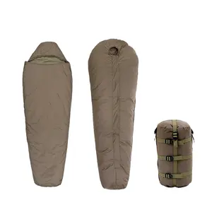 Sleeping Bag Army EN13537 Waterproof Sleeping System Primaloft Sleeping Bag Set Ultralight Sleeping Bag All Season Camping Hiking Mountaineering