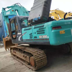 SK230-6 utilisé de SK350-8 de Kobelco SK380D 1.6 m3 grande excavatrice de chenille de 35 tonnes qualité assurée noyau de PLC de pompe à engrenages de moteur de Hino - Product Image 1