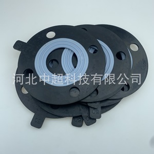 ปะเก็นคอมโพสิต EPDM PTFE แบบวงแหวนแบน สำหรับปิดผนึกกรด ด่าง และหน้าแปลน - Product Image 2