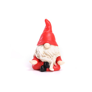 Christmas Resin Gnomes Figurines Nordic Style 3.9in Matte Finish Desktop Decor Living Room Indoor Use Personal Gift - Product Image 5