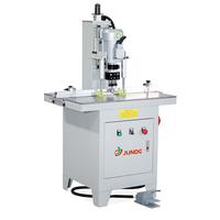 Máquina Perforadora Neumática de Bisagras JUNDE, 2870 rpm, 3 Husillos, Diámetro Máximo de 35 mm, Profundidad de 60 mm, Motor de 1.55 kW