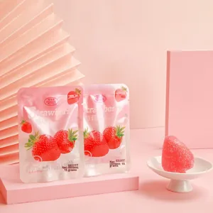 Vente en gros <span class=keywords><strong>de</strong></span> <span class=keywords><strong>sirop</strong></span> <span class=keywords><strong>de</strong></span> glucose pour gâteau <span class=keywords><strong>de</strong></span> bonbons mous fruités à saveur <span class=keywords><strong>de</strong></span> fraise enrobés pour bureau, loisirs, collations, mariages, sacs inclus - Product Image 3