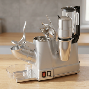 MULTIFUNZIONE VEMA GR 2015 - 800W - TRITAGHIACCIO - SQUISITORE DI FRUTTI D'OROCCO - FRITTAGLIE - FRULLATORE - MIXER PER LATTE - Product Image 3