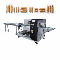 SZ280X Emballeuse horizontale automatique pour aliments surgelés et snacks, avec film de fond professionnel et mouvement rotatif pour l'emballage de sachets et sacs en papier