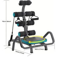 Machine abdominale multifonctionnelle pour l'entraînement du ventre, torsion de la taille, Ab Rocket et Ab Cruncher, équipement d'exercice abdominal pour la salle de sport à domicile