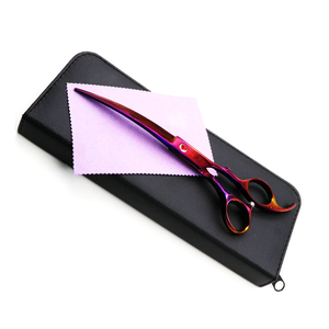 Ciseaux de coiffure professionnels de haute qualité en acier inoxydable à lame affûtée et manche long pour droitiers – Fournitures de salon de coiffure - Product Image 6