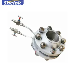 Shelok Medidor de fluxo de placa de orifício integrado para combustível líquido e gás natural, flange de alta pressão
