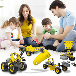 Jouet éducatif STEM pour enfants autistes, ensemble de construction de camions en plastique DIY de 112 pièces pour garçons de 6 à 12 ans - Product Image 4