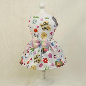 Jupe d'été légère en polyester pour chien, mignonne, respirante, séchage rapide, imprimée, accessoire décoratif pour animal de compagnie, portable - Product Image 5