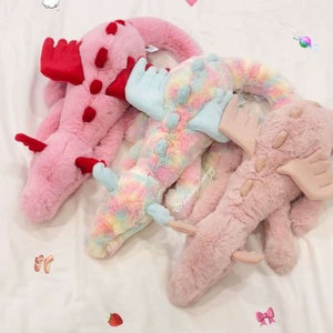 Jelly Catt Peluche en coton biologique Dragon du ciel Dragon des neiges, animaux en peluche doux et rembourrés, coussin lesté avec rembourrage en PP - Product Image 2