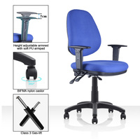 Chaise de bureau ergonomique professionnelle en tissu pour le travail, vente en gros