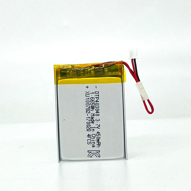 403040 Rechargeable 3.7v 3.8v Li-polymer Battery 430mah 450mah 500mah 600mah 700mah Ultra Thin Rectangular Shape KC Certified