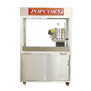 Elektrische Popcornmachine 36Oz Bioscoop Popcorn Popcorn Popper Enkele Ketel Voetstuk Popcorn Popper