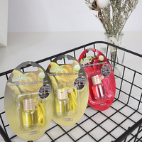 Parfum de voiture de luxe parfum désodorisant suspendu longue durée parfum bouteille en verre diffuseur désodorisant de voiture