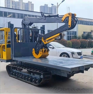 Maßgefertigter Greiferlader auf Raupenfahrwerk Montierter Radlader Holzgreifer - Product Image 3