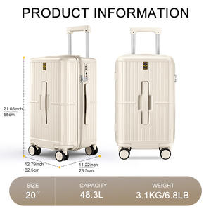 फैक्टरी थोक <span class=keywords><strong>2026</strong></span> ट्रंक सूटकेस सूटकेस बड़ी क्षमता वाले स्पिनर ट्रॉली सामान के साथ tsa लॉक 20 इंच पीसी टिकाऊ लक्जरी - Product Image 2