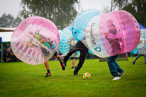 Jeu d'activités de groupe Adulte Tpu / Pvc Body Zorb Bumper Ball Suit Jeu de football gonflable coloré Bumper Ball - Product Image 2