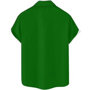Men's ODM Custom Logo Breathable Stand Collar Food Cars <b>Print</b> Hawaiian Short Sleeve Casual Tropical <b>Funky</b> Shirt - Product Image 2