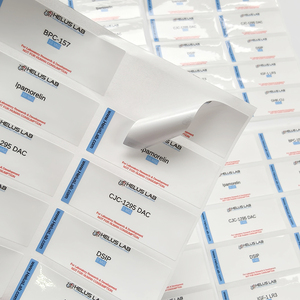 Etiqueta Adhesiva para Vacunas, Cuidado de la Salud, Laboratorio, Material BOPP Blanco, Laminación Brillante, Etiqueta de Producto para la Industria Médica - Product Image 4