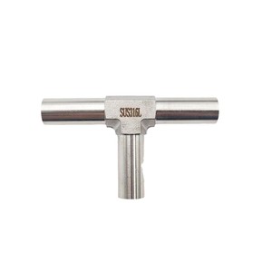 Conector en T soldado LJFLO de 1/4 de pulgada SUS316L para vía de gas de laboratorio - Product Image 4