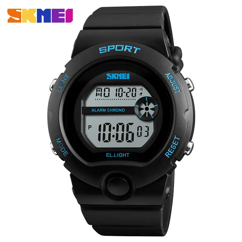 SKMEI electronic men's watch waterproof luminous watch fashion casual LED silicone watch