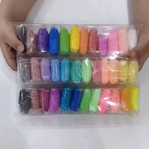 Argile à <span class=keywords><strong>modeler</strong></span> élastique non toxique pour enfants |   Matériel artistique éducatif STEM, facile à nettoyer et sûr pour la salle de classe, développement sensoriel - Product Image 5