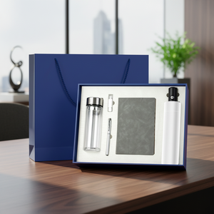 Set de Regalo Corporativo, Set de Papelería de Oficina, Regalos Promocionales Empresariales con Logotipo Personalizado, con Paraguas, Cuaderno, Botella de Agua y Bolígrafo - Product Image 1