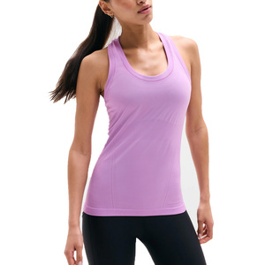 Camiseta sin mangas ligera para mujer con espalda abierta, con malla ventilada y detalles para el calor del verano y visibilidad nocturna. - Product Image 4