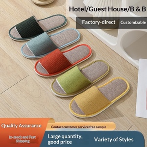 Pantuflas Desechables Antideslizantes Personalizables para Hoteles, Salones de Belleza, Casas de Huéspedes y Alojamientos Turísticos, Pantuflas de Coral para el Hogar en Stock - Product Image 4
