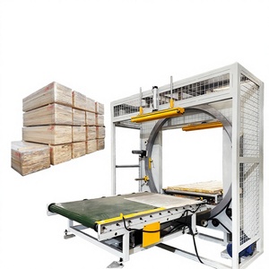 Horizontal Orbital <b>Stretch</b> Wrapping Machine Flow Aluminum Profile/Pipe Wrapping Machine Horizontal Orbital Wrapping Machine - Product Image 1