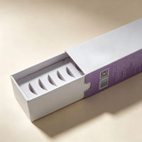 Boîte de luxe pour produits cosmétiques, emballage cadeau en papier pour maquillage et cosmétiques avec insert découpé, idéale pour contenir des petits articles circulaires