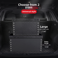 Organisateur de coffre de voiture, boîte de rangement pour coffre, boîte de rangement pour SUV, berlines, grande capacité, résistant, imperméable, multi-compartiments