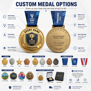 Creative Custom Race Medal 5K 10K 21K 42K Finisher Souvenir For <b>Running</b> Activities Events And Marathon Organizers - Product Image 5