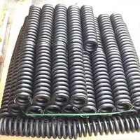 Ressorts de compression en acier de haute qualité trempe ferroviaire fil rond ressort en spirale enroulé utilisation industrielle fabricant direct