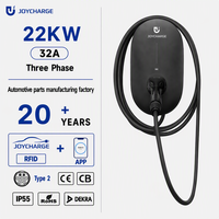 Pengisi Daya EV AC 22kW Baru Tipe 2 3 Fasa 32A 5M Stasiun Pengisian Cepat