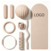 Kit de fitness à domicile COMANA Premium en gros : Tapis de yoga, haltères en mousse, ensemble de Pilates, anneau de résistance, barre d'haltères, ensemble d'accessoires personnalisables