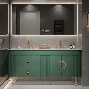 Mueble de Baño de Alta Gama con Lavabo Doble, Mueble de Baño con Lavabo - Product Image 1