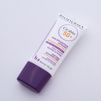 Fabricant de tubes d'emballage de protection solaire personnalisés de 30ml avec couvercle à vis BB crème ovale plat cosmétique emballage de tube en plastique