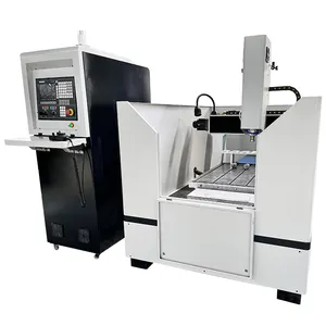6060 CNC נתב שולחן לנוע 3D CNC מתכת כרסום מכונת 2.2kw 3.2kw ציר מים טנק CNC מכונת חיתוך