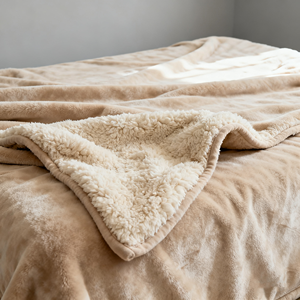 Op maat gemaakte Sherpa Fleece en Flanellen Dekbed, dubbelzijdig, ultra zacht en warm, voor de winter - Product Image 4