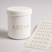 Autocollants lettres métalliques adhésifs en feuille d'argent et or rose, personnalisés de qualité supérieure pour boîtes et bijoux gaufrés