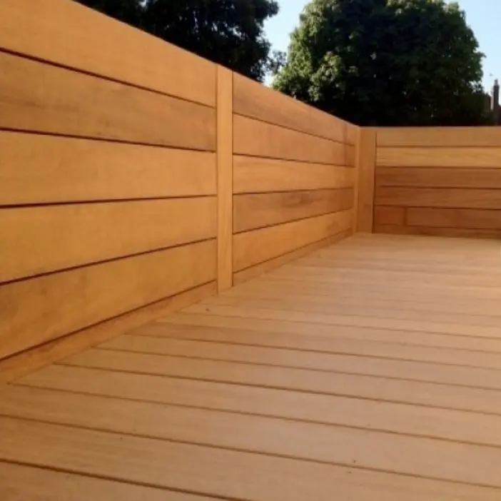 wear-resistant teak wood outdoor decking planks